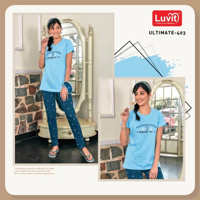 Luvit Ultimate 4 Night WearPure Sinker Night Suits Collection